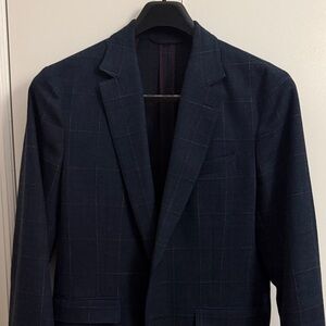 Bonobos Navy Windowpane Sport Coat